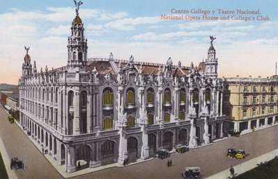 Havana, Küba: Ulusal Opera Binası ve Gallego