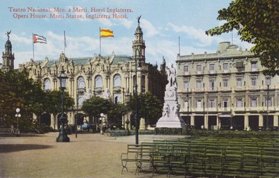 Havana, Küba: Opera Binası, Marti Heykeli, Inglaterra Oteli (fotoğraf) by European Photographer