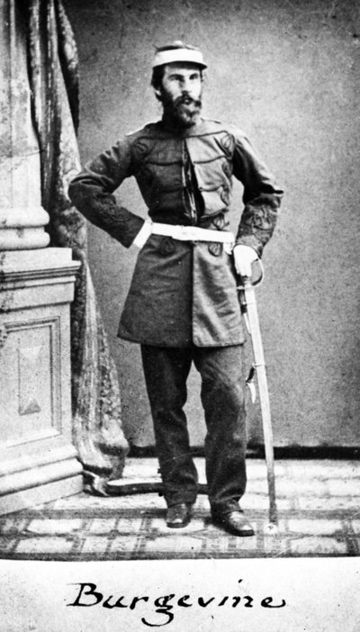 Henry Andres Burgevine, 1860 dolayları by European Photographer