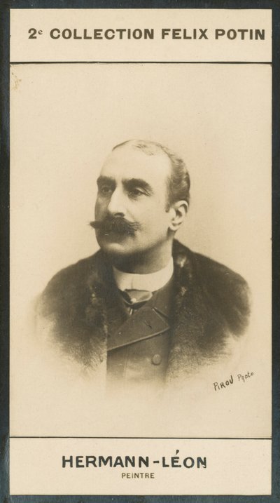 Hermann-Leon, Peintre (s/b fotoğraf) by European Photographer
