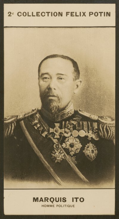 Hirobumi Marquis Ito, Politikacı by European Photographer