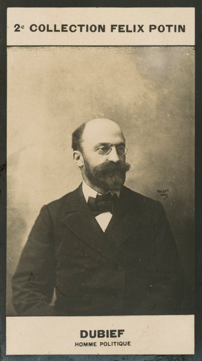 Jean-Baptiste-Fernand Dubief, Politikacı by European Photographer