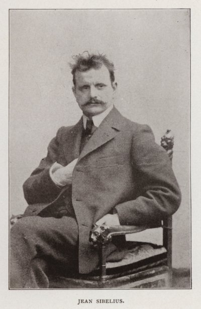 Jean Sibelius (s/b fotoğraf) by European Photographer