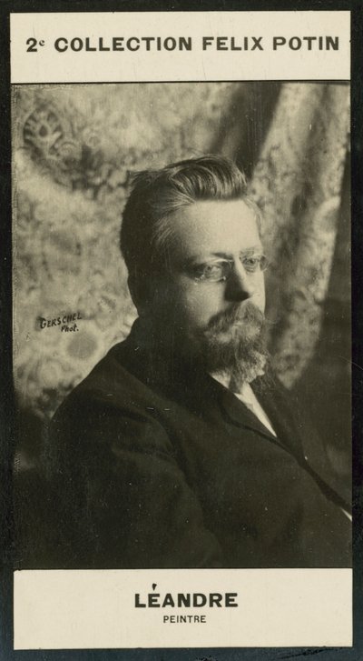 Leandre, Ressam (s/b fotoğraf) by European Photographer