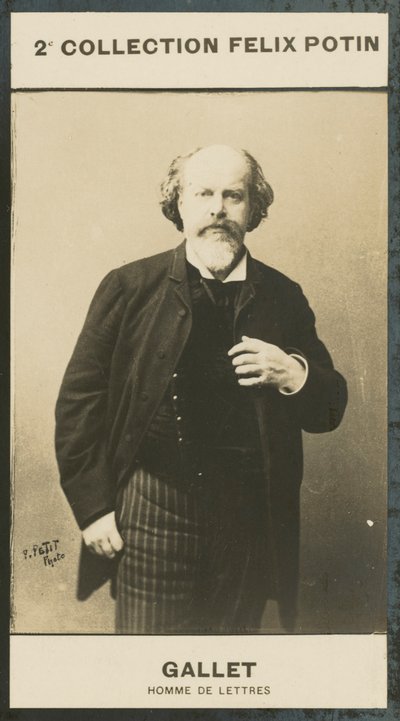 Louis Gallet, Harflerin Adamı by European Photographer