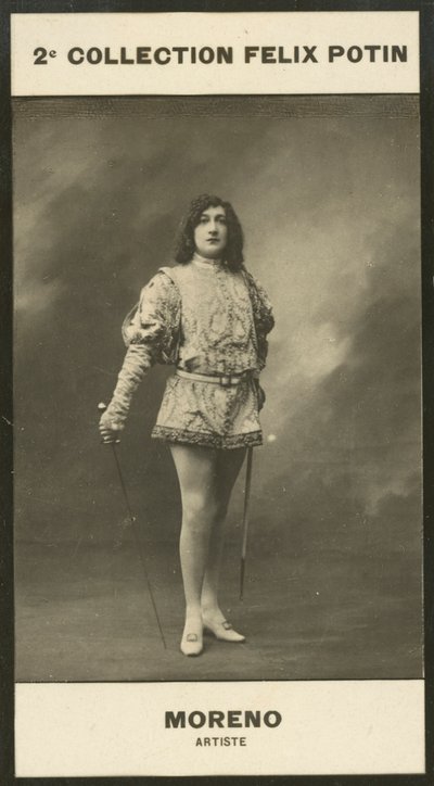 Lucie-Marie-Marguerite Moreno, Sanatçı by European Photographer
