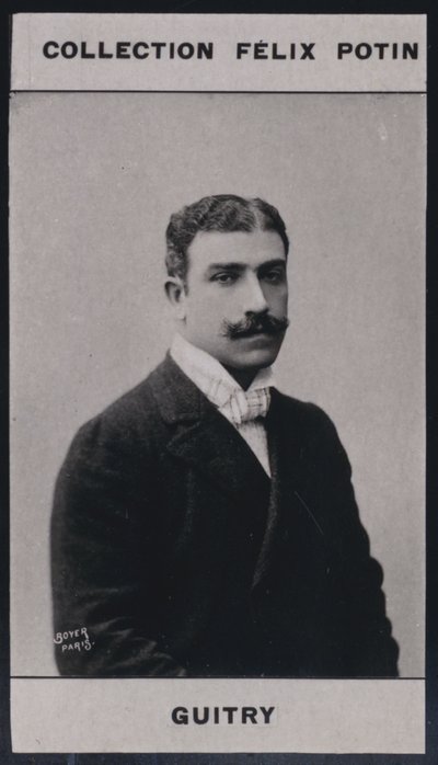 Lucien Guitry (1860) (s/b fotoğraf) by European Photographer