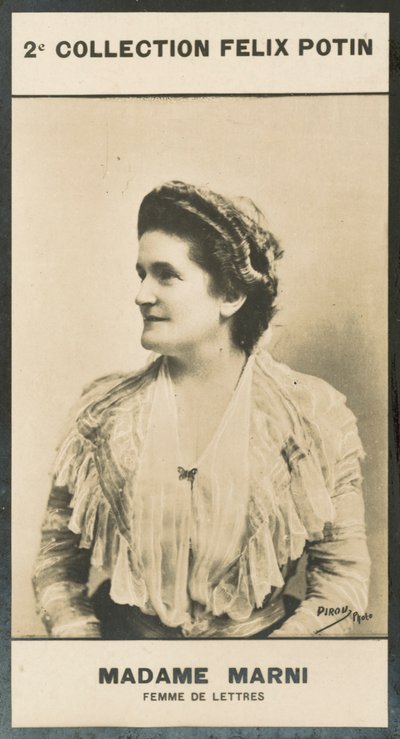Madam Jeanne Marni, Harflerin Kadını by European Photographer