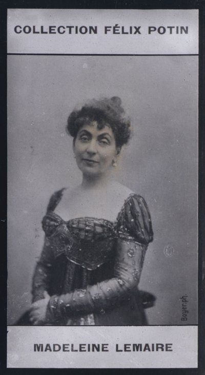 Madeleine Lemaire (1845) (s/b fotoğraf) by European Photographer