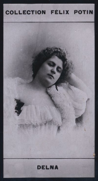 Marie Delna (1875) (s/b fotoğraf) by European Photographer