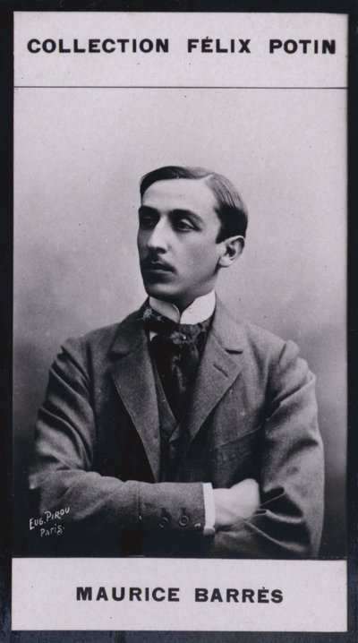 Maurice Barres (1862) (s/b fotoğraf) by European Photographer