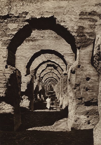 Meknes, "Haras" Harabeleri (s/b fotoğraf) by European Photographer