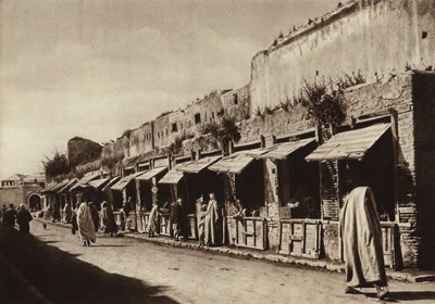 Meknes, Kuyumcular Yolu (s/b fotoğraf) by European Photographer