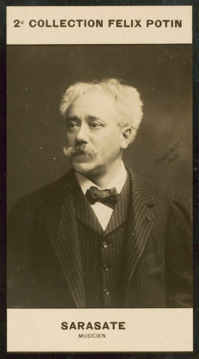 Pablo Martin Meliton de Sarasate, Müzisyen by European Photographer