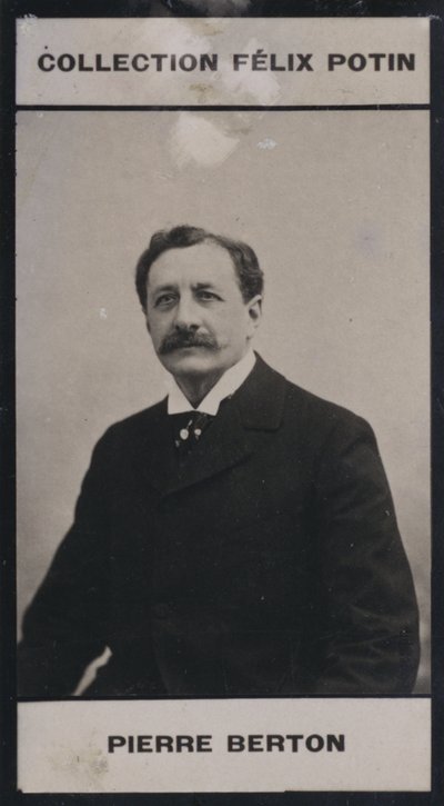 Pierre Berton (1842) (s/b fotoğraf) by European Photographer