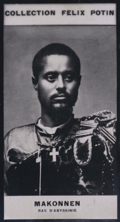 Ras Makonnen (1844) (s / b fotoğraf) by European Photographer