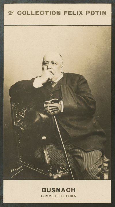 William Busnach, Harflerin Adamı by European Photographer