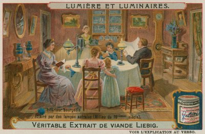 19. Yüzyılda Gaz Lambalı Orta Sınıf Ev by European School