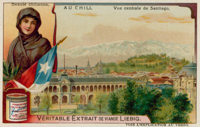 Şili Güzeli ve Central Santiago
