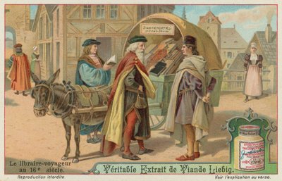 16. yüzyılda gezici bir kitapçı by European School
