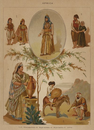 Afrika (renkli taş) by European School