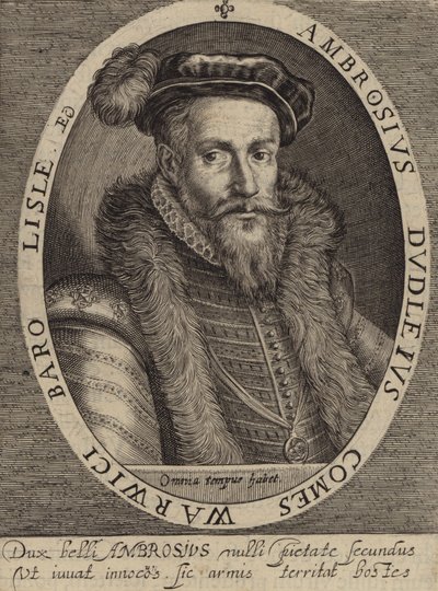 Ambrose Dudley, 3. Warwick Kontu (gravür) by European School