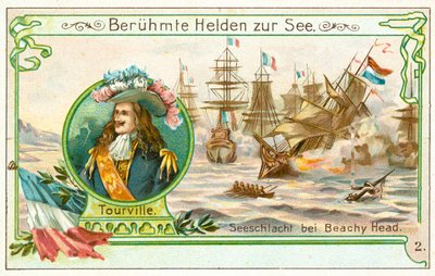 Anne Hilarion de Tourville, Fransız amiral ve Beachy Head Savaşı by European School