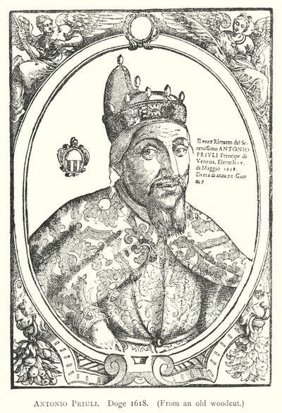 Antonio Priuli, Doge 1618 (gravür) by European School
