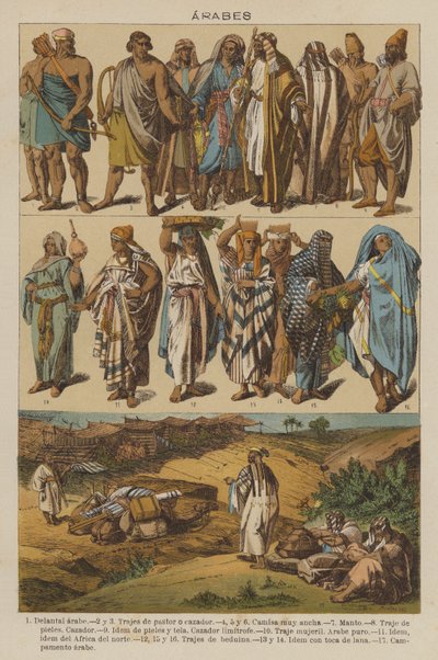 Arabes (renkli taş) by European School