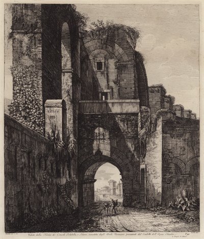 Konsolosların kemerleri Dolabella ve Silanus Acqua Claudia, Roma, İtalya