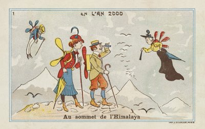 2000 yılında Himalayaların zirvesinde by European School