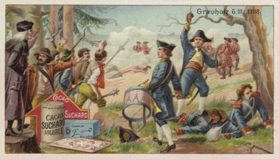 Grauholz Savaşı, İsviçre, 6 Mart 1798 by European School