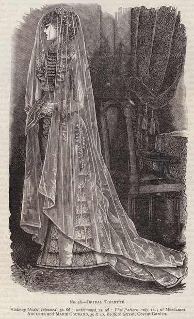 Bridal Toilette (gravür) by European School