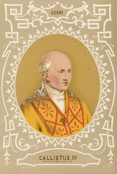 Kalistus III by European School