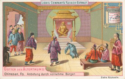 Çin, Fo, Liebig kartı, 20. yüzyıl başı (kromo) by European School