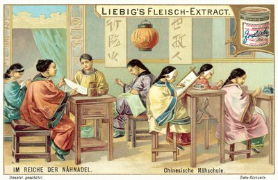 Çin iğne işi okulu (chromolitho) by European School