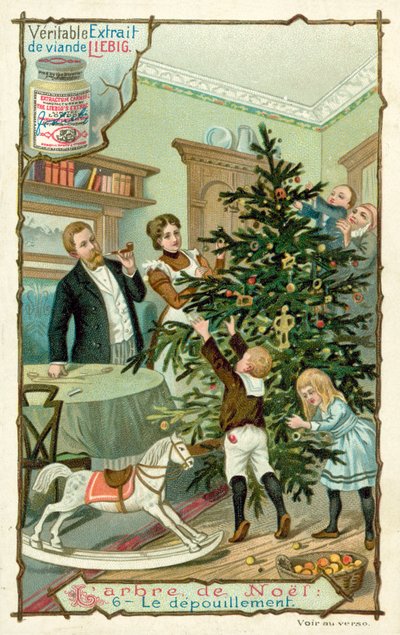Noel ağacı (chromolitho) by European School