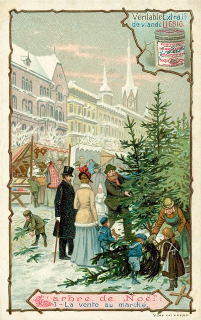 Noel ağacı (chromolitho) by European School