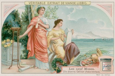 Clio (tarih) ve Calliope (kahramanca şiir) by European School