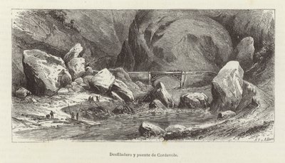 Cordevole gorge ve köprü by European School