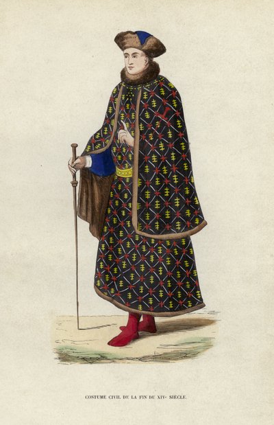 XIV. Yüzyılın Sonundan Sivil Kostüm by European School