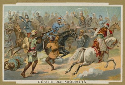 Fransızlar tarafından Krumirlerin Yenilgisi, Tunus, 1881 by European School
