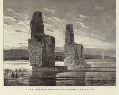 Mısır - Memnon Heykeli by European School