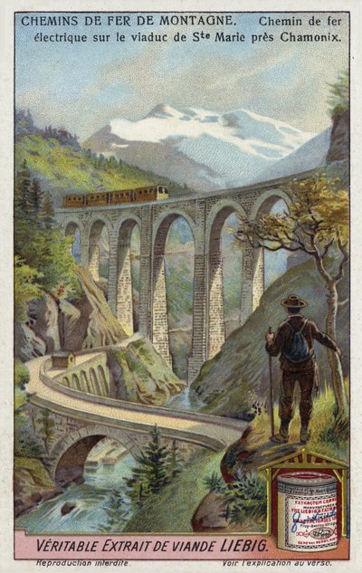 Chamonix, Fransa yakınlarındaki Viaduc Ste Marie