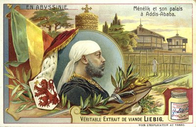 Etiyopya İmparatoru II. Menelik ve Addis Ababa