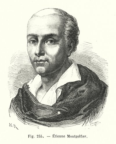 Etienne Montgolfier (gravür) by European School