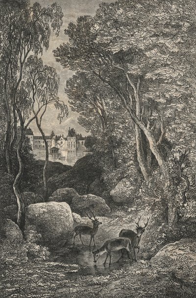 Fontainebleau (gravür) by European School