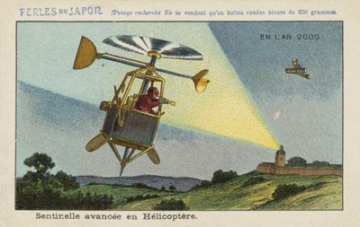 2000 yılında bir helikopterde ileri nöbetçi by European School