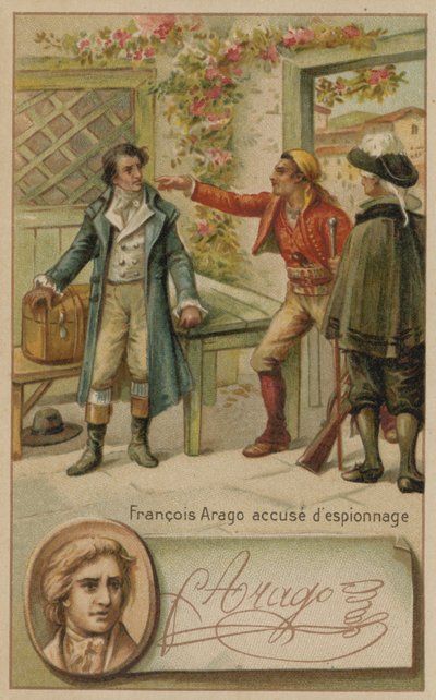 Fransız bilim adamı Francois Arago İspanyollar tarafından casusluk yapmakla suçlanıyor, Mallorca, 1808 by European School