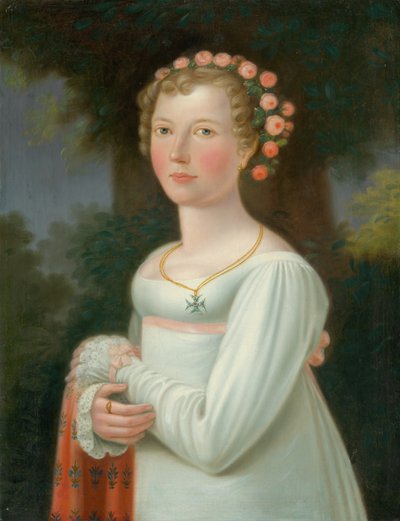 Beyaz elbiseli kız, 1800-20 by European School